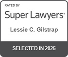 Rated by Super Lawyers | Lessie C. Gilstrap | Selected in 2025 | Thomson Reuters